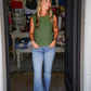Stirling Tank - Slate Green - Southern Belle Boutique