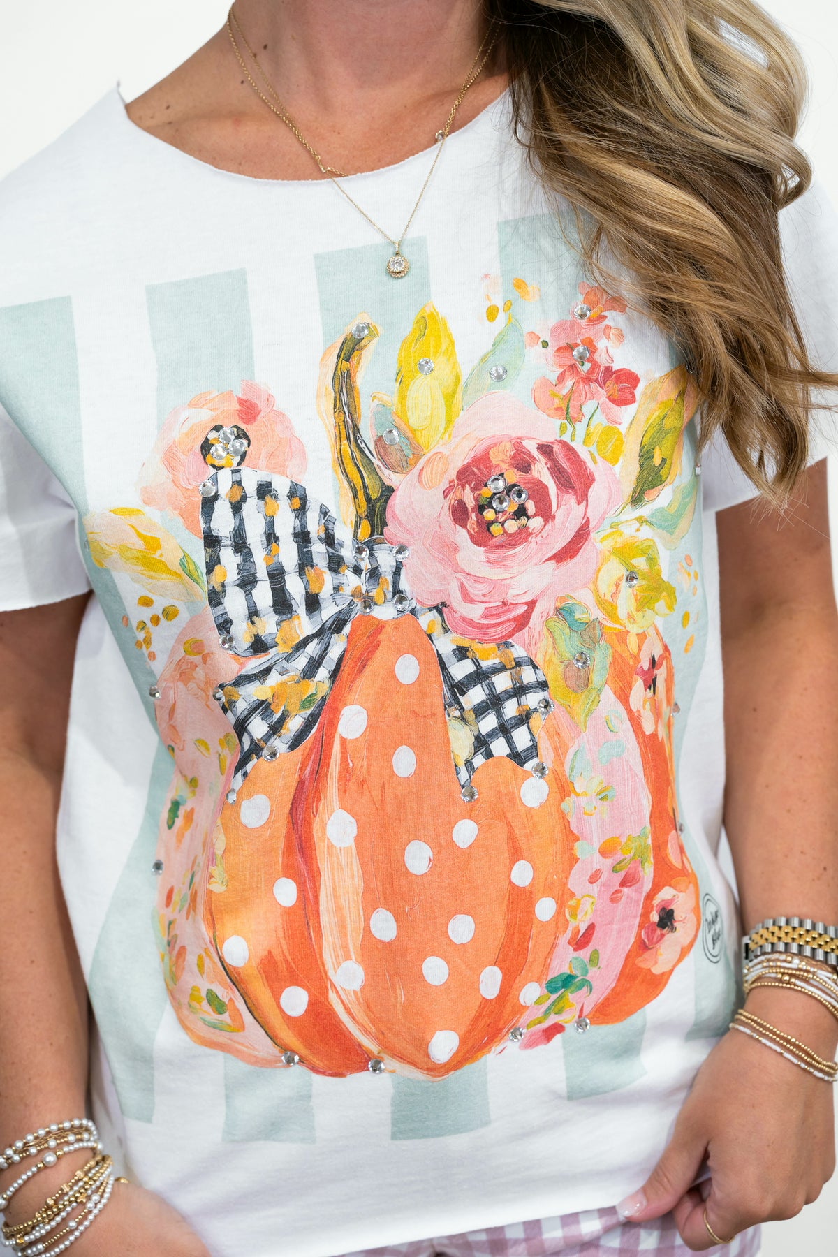 Fall in Full Bloom Bling Tee