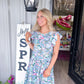 Coco Tiered Mini Dress - St Yves Paisley - Southern Belle Boutique