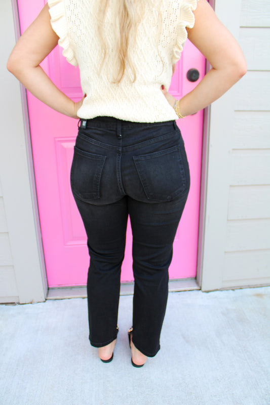 Rachael High Rise Mom Jean - Uplifting - Southern Belle Boutique
