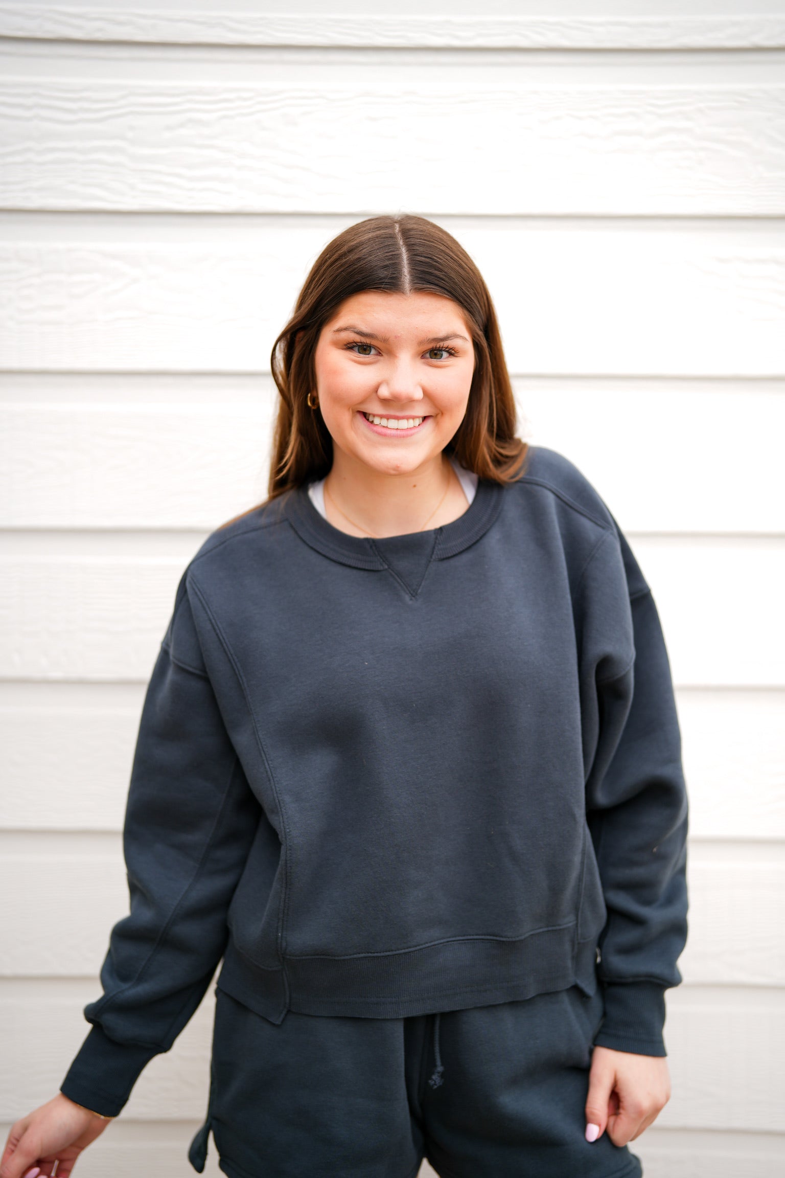 The Relaxed Crew - Charcoal - Southern Belle Boutique