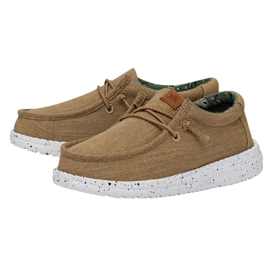 Wally Youth Washed Canvas Walnut - Southern Belle Boutique
