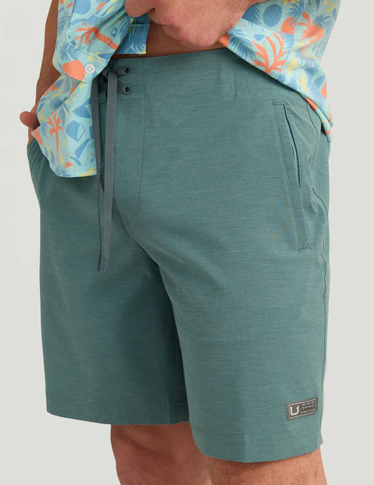 Shoreside Boardshort 8" - North Atlantic - Southern Belle Boutique