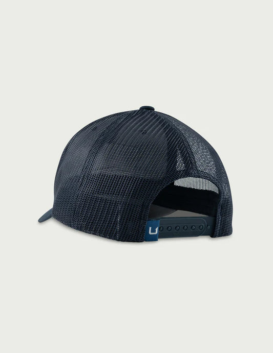 Huk Logo Trucker Hat - Navel Academy
