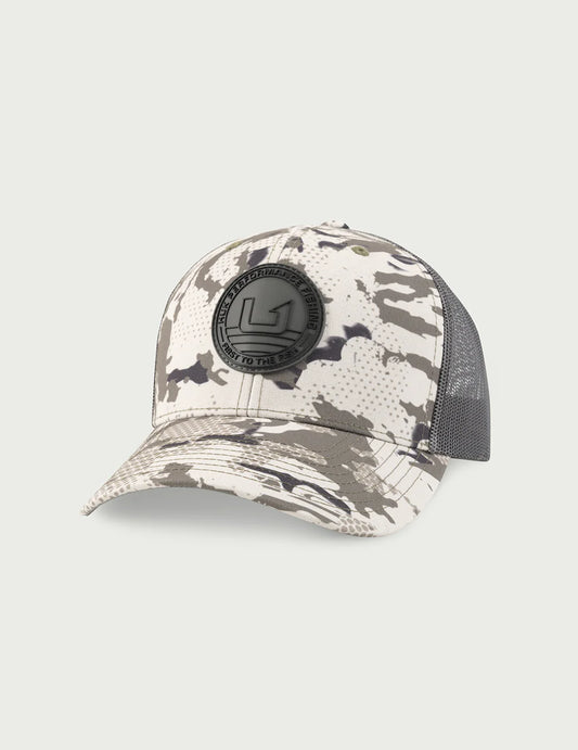 KC Printed Circle Patch Trucker Hat - Moss - Southern Belle Boutique
