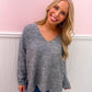 Soft V-Neck Knit Sweater - Southern Belle Boutique