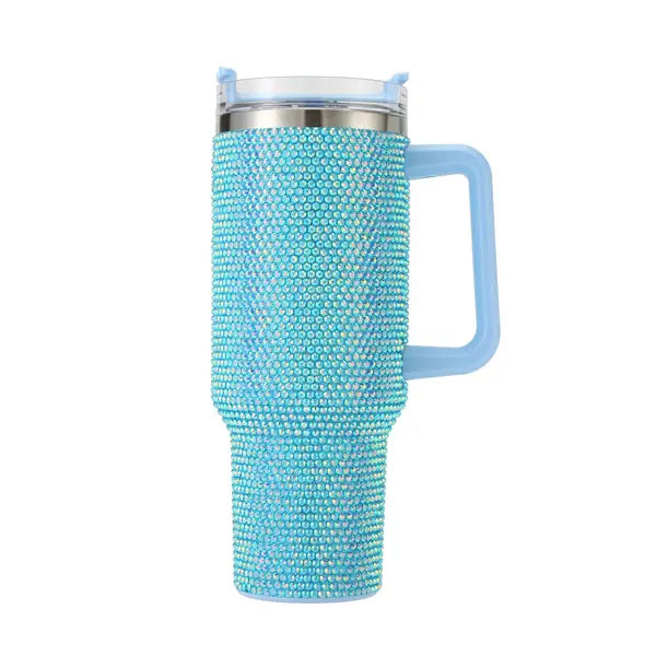 Rhinestone 40oz Strainless Tumbler - Southern Belle Boutique