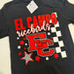 El Campo Ricebird EC Black Tee - Southern Belle Boutique