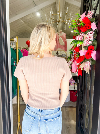 Lara Top - Walnut - Southern Belle Boutique