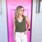 Noa Top - Laurel Oak - Southern Belle Boutique