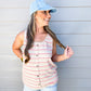 Oatmeal Coral Ribbed Top - Southern Belle Boutique