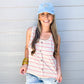 Oatmeal Coral Ribbed Top - Southern Belle Boutique