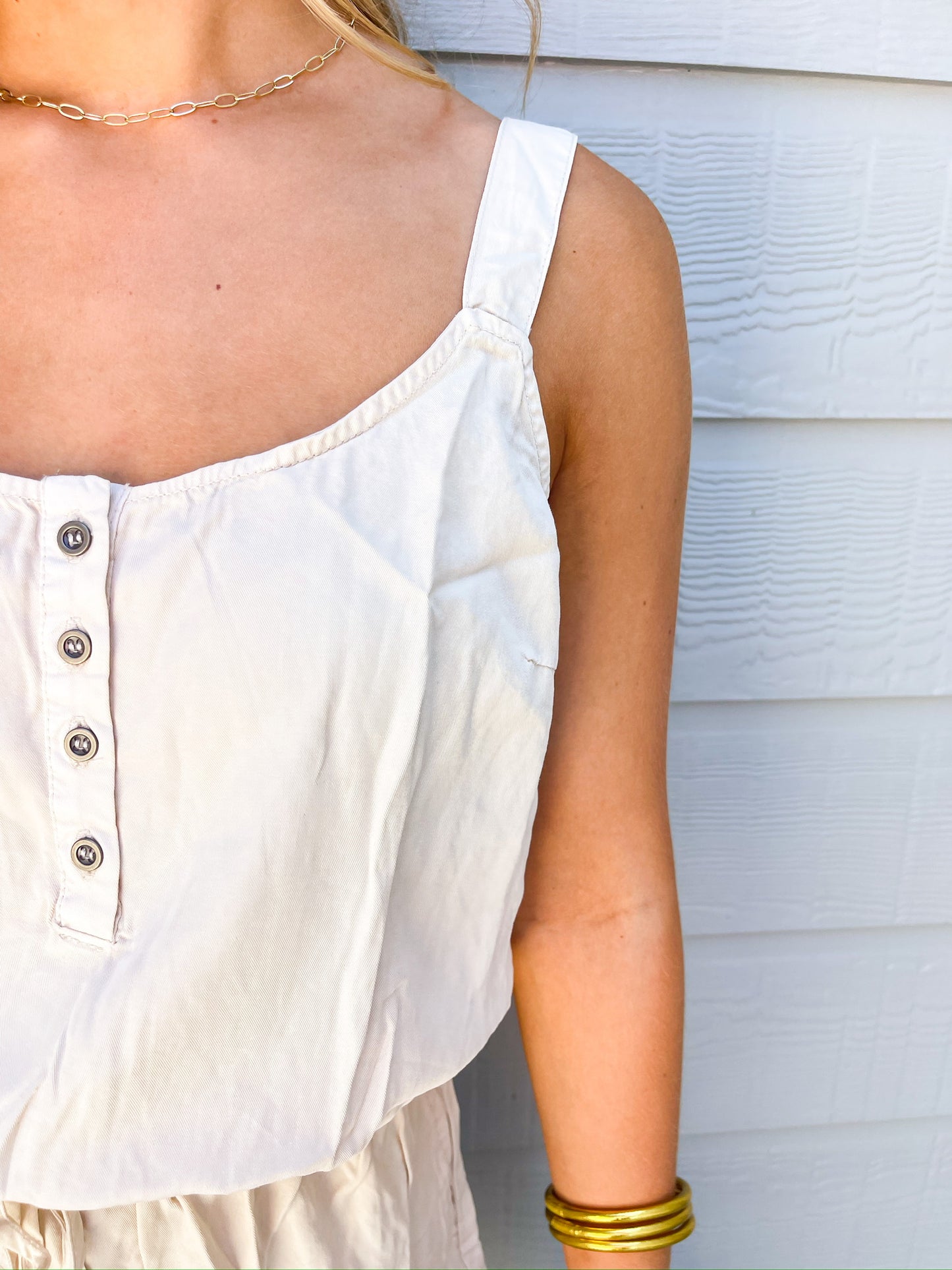 Linen Romper - Southern Belle Boutique