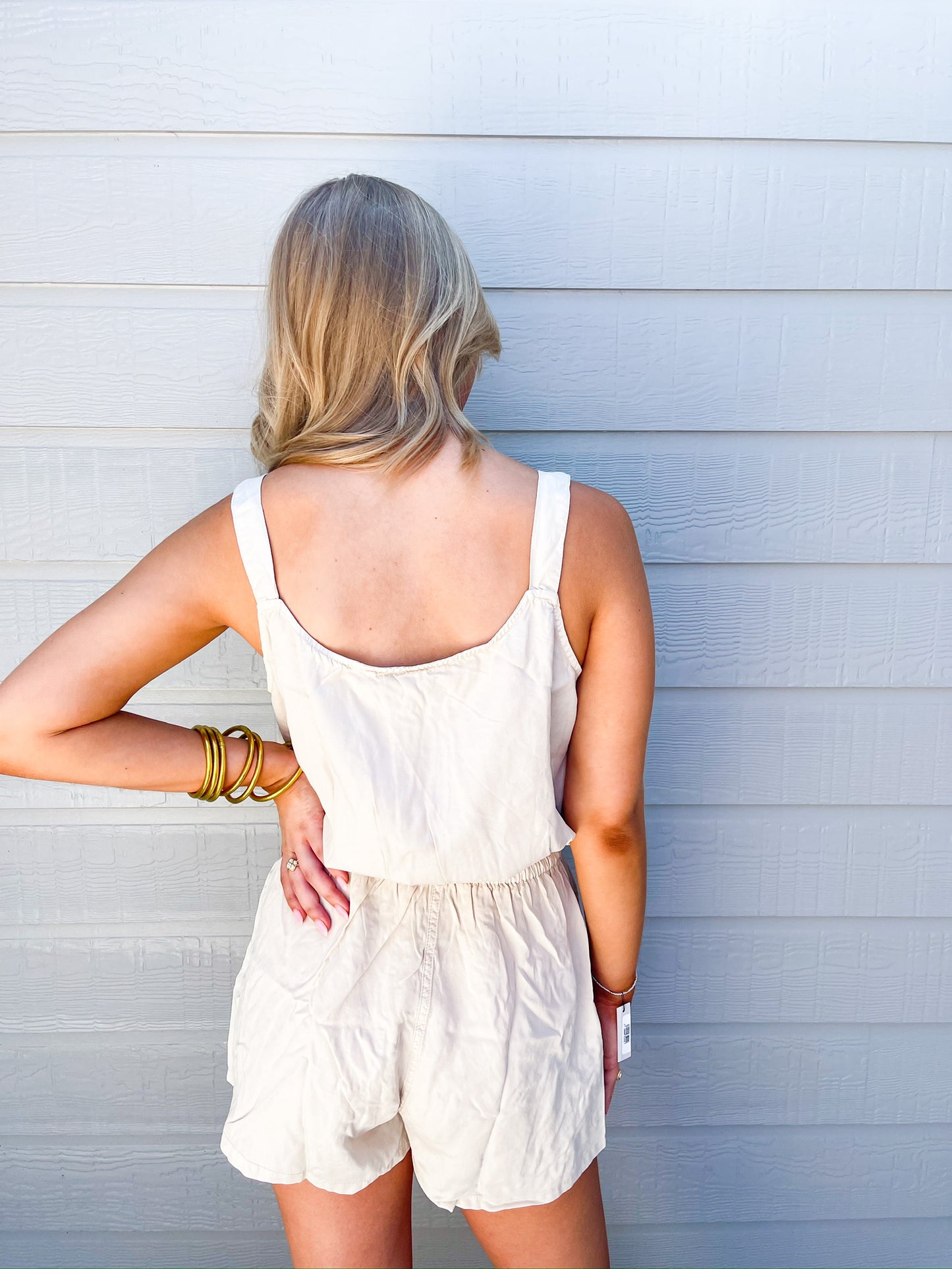 Linen Romper - Southern Belle Boutique