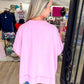 Sequin Crawfish Pink Tee - Southern Belle Boutique