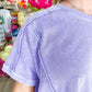 Ash Violet Short Sleeve Top - Southern Belle Boutique