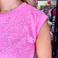 Hot Pink Triblend Top - Southern Belle Boutique