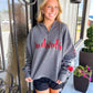 Ricebird Glitter Spirit Hooded Sweatshirt - Southern Belle Boutique