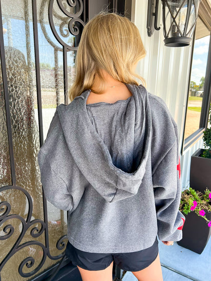 Ricebird Glitter Spirit Hooded Sweatshirt - Southern Belle Boutique