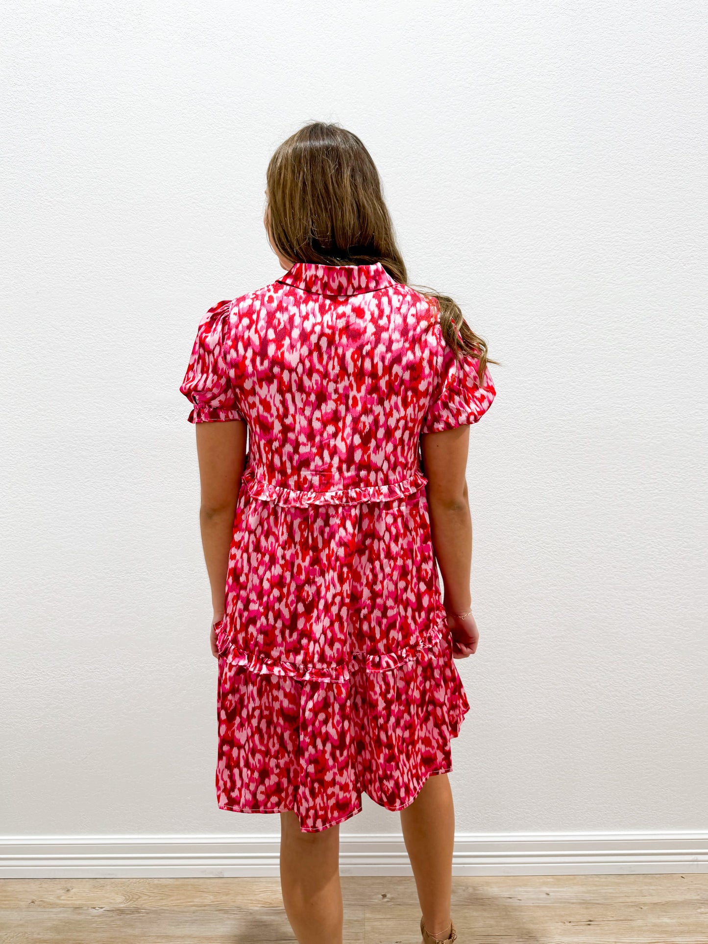 Hot Pink Satin Dress - Southern Belle Boutique