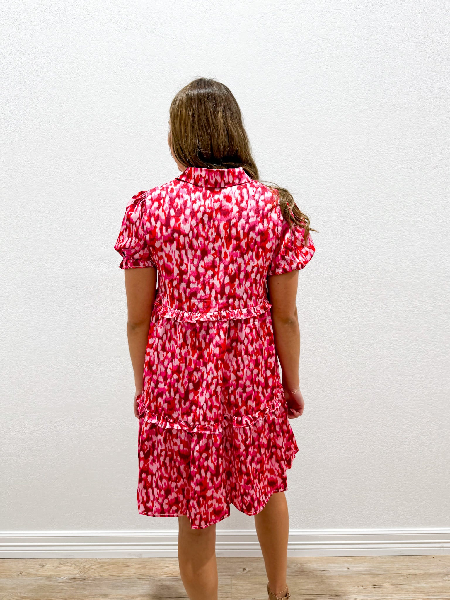 Hot Pink Satin Dress - Southern Belle Boutique