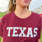 Texas Game Day Sequin Tee - Southern Belle Boutique