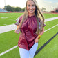 Northgate Top - Maroon - Southern Belle Boutique