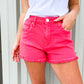 Jane High Rise Short - Watermelon - Southern Belle Boutique