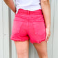 Jane High Rise Short - Watermelon - Southern Belle Boutique