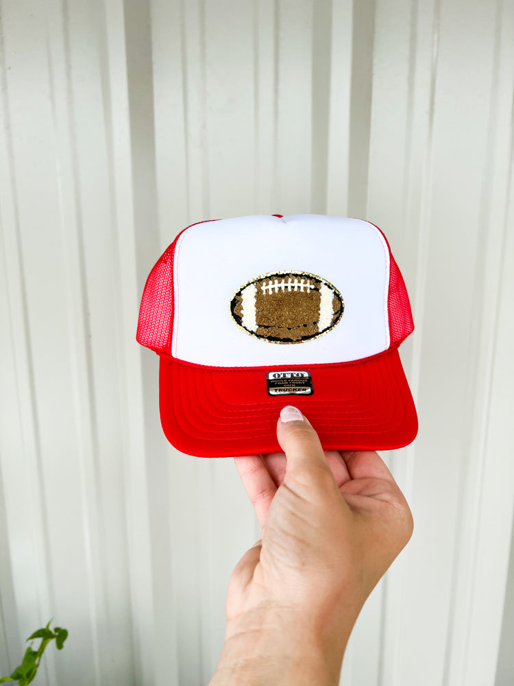 Football Patch Trucker Hat - Southern Belle Boutique