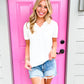 Raw Edge Pocket Tee - Southern Belle Boutique