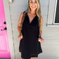 Black Sleeveless Textured Dress - Southern Belle Boutique