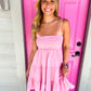 Pink Tiered Mini Dress - Southern Belle Boutique