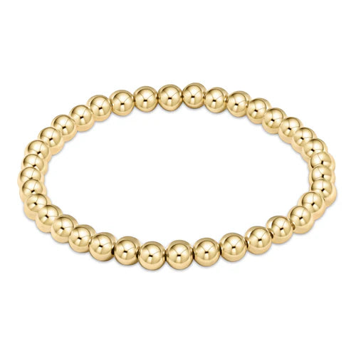 Classic Gold 5mm Bead Bracelet - Southern Belle Boutique