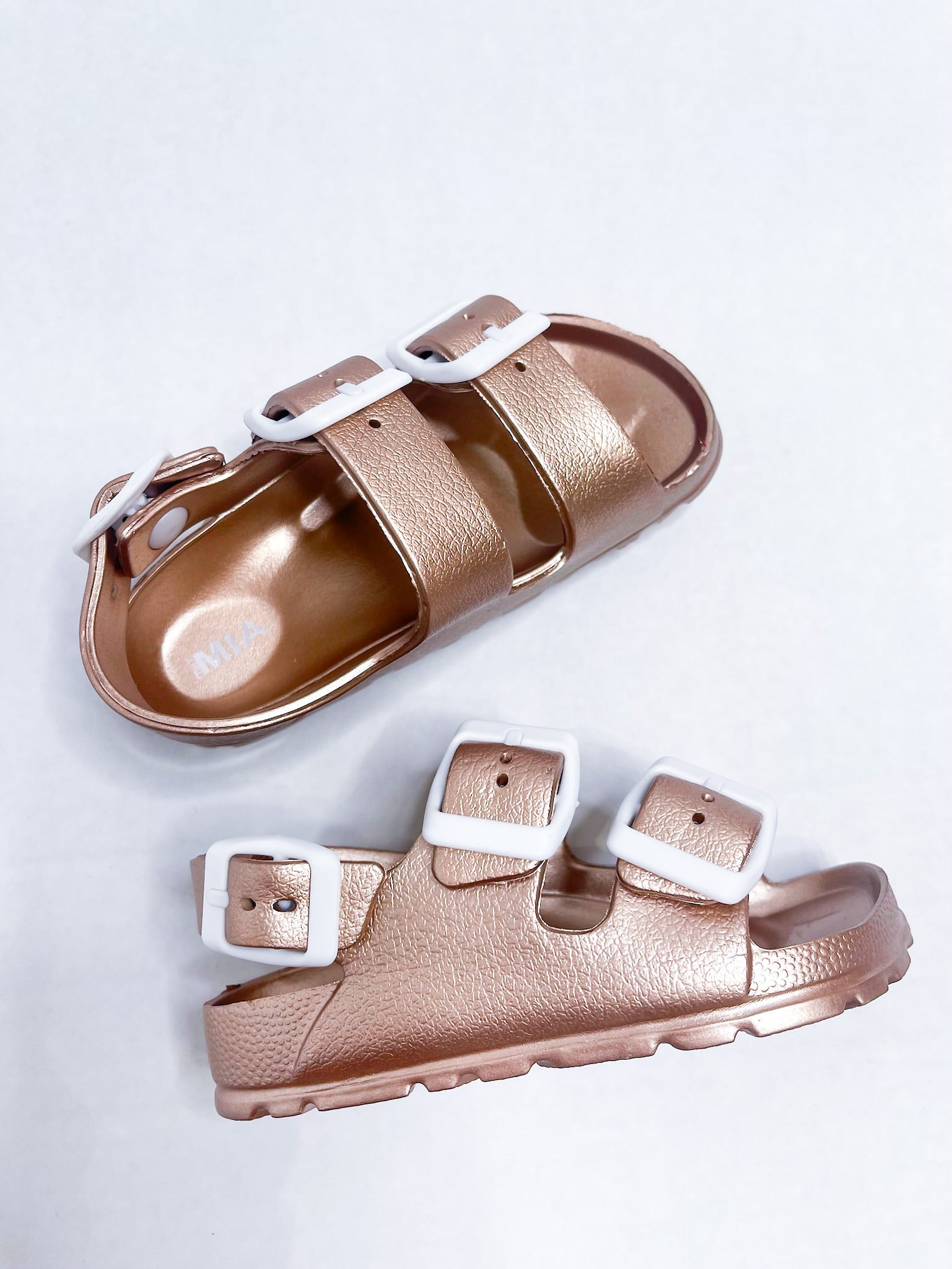 Jasmin Sandal Toddler - Rose Gold - Southern Belle Boutique