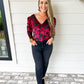 Leanne Mesh Top - Rio Red Burnout - Southern Belle Boutique