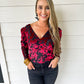 Leanne Mesh Top - Rio Red Burnout - Southern Belle Boutique