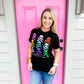 Colorful Bad to the Bone Tee