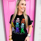 Colorful Bad to the Bone Tee