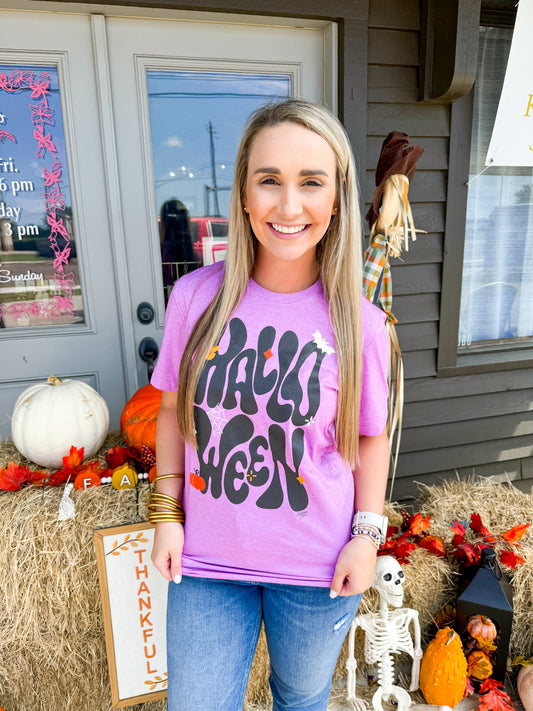 Retro Halloween Tee - Southern Belle Boutique