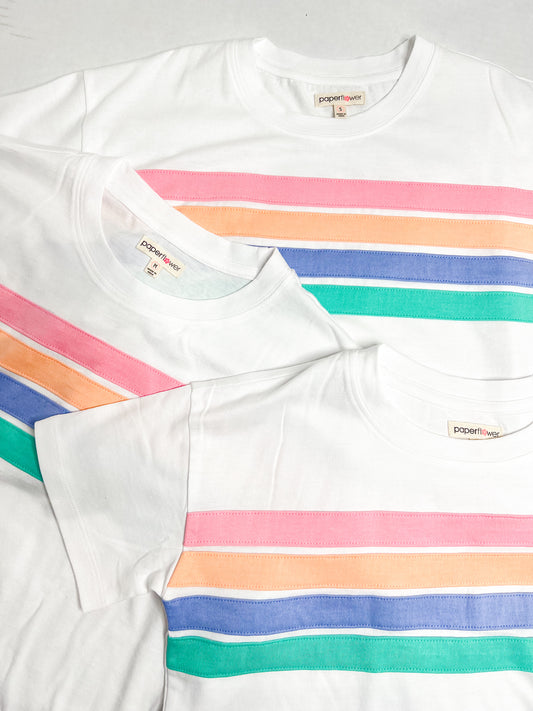Rainbow Stripe Top - Southern Belle Boutique