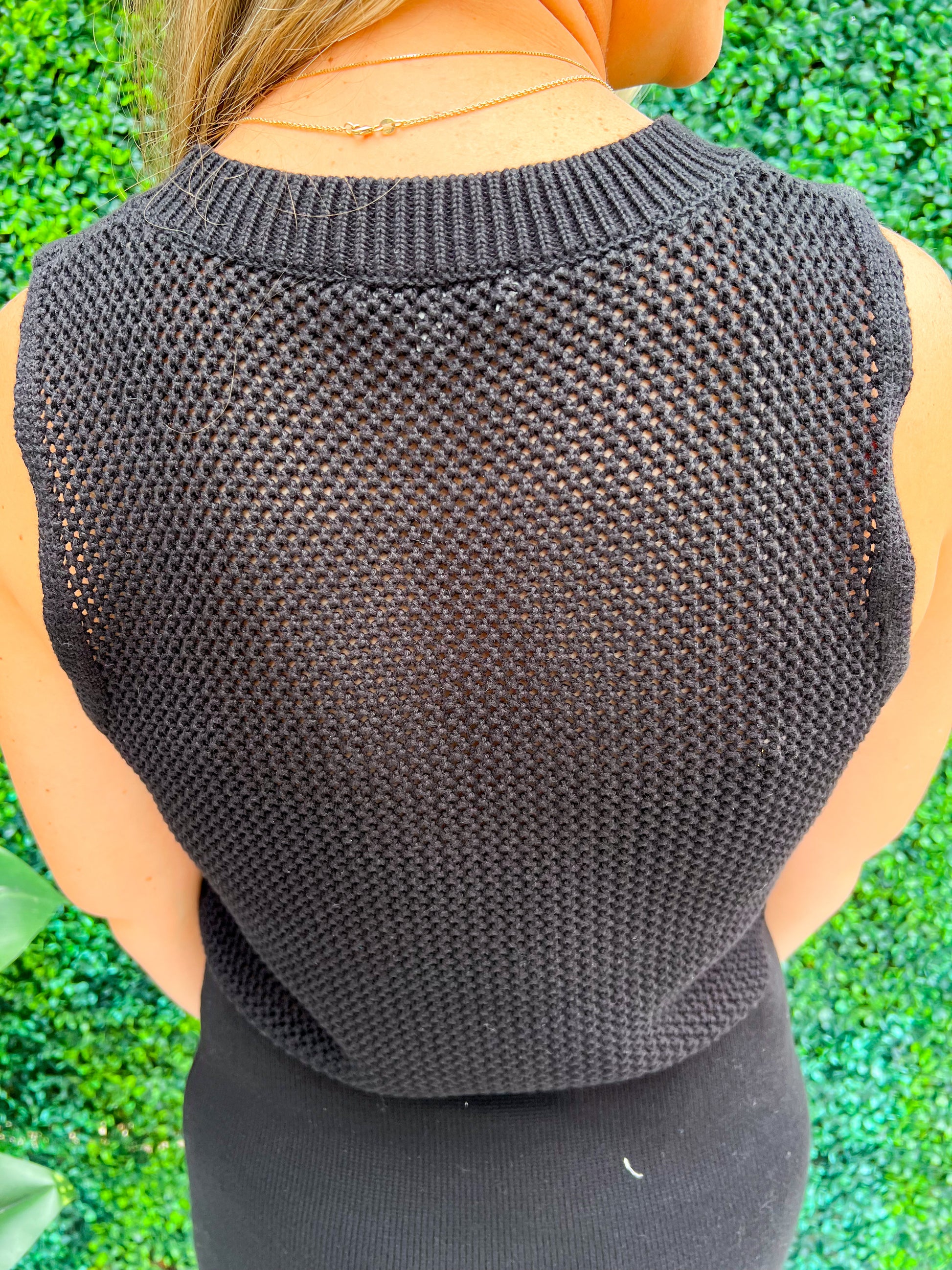 Imogene Sweater Tank Dress - Black - Southern Belle Boutique