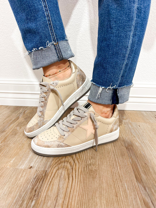 Paz Sneaker - Gold Snake - Southern Belle Boutique