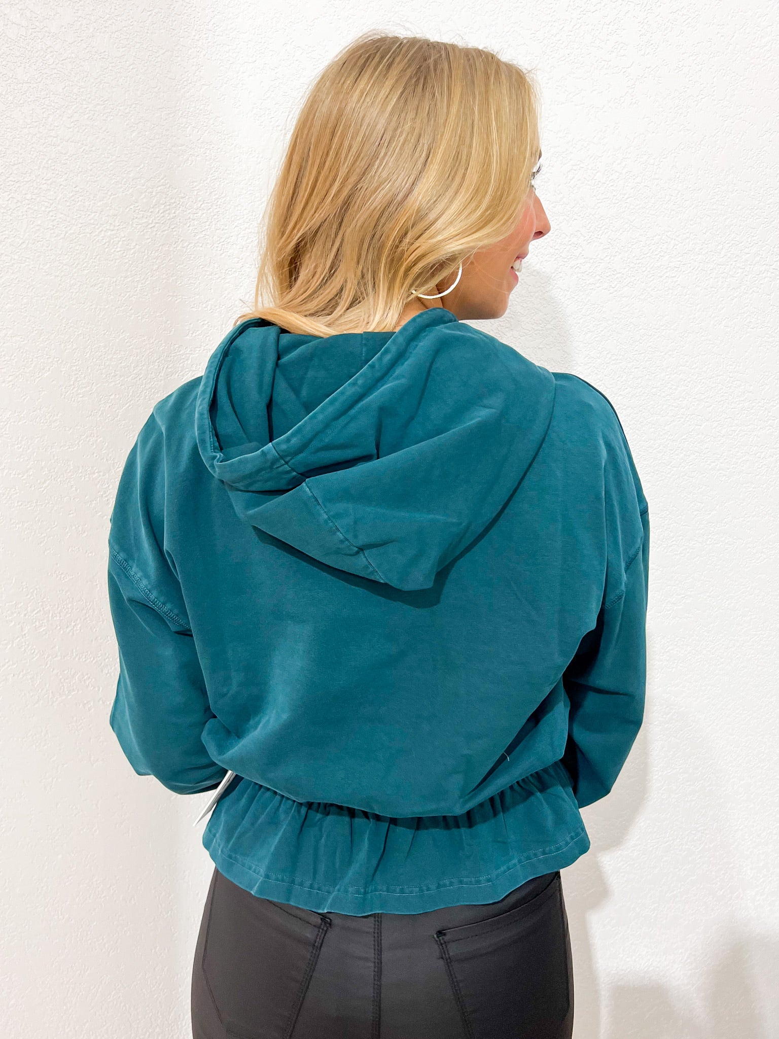 Chandler Hoodie Sweatshirt - Spruce - Southern Belle Boutique