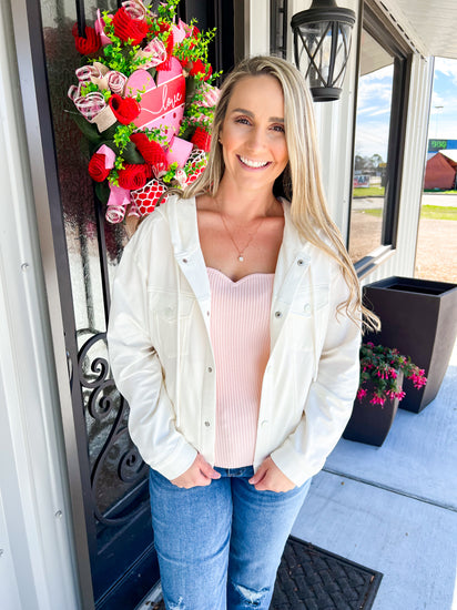 Hunter Jacket - Sea Salt - Southern Belle Boutique