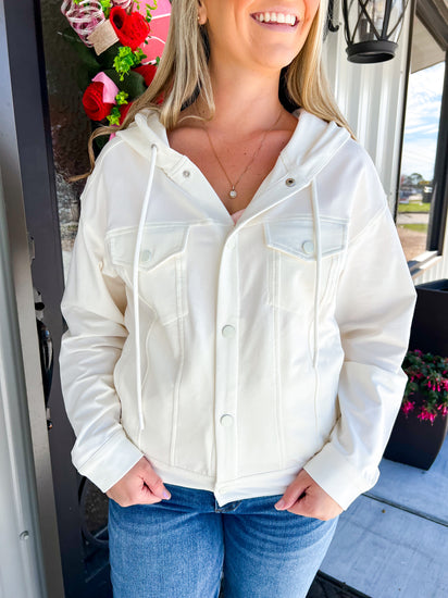 Hunter Jacket - Sea Salt - Southern Belle Boutique