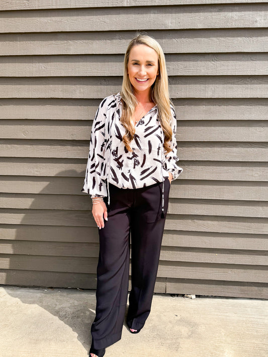 Azula Panys - Black - Southern Belle Boutique