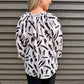 Ivory Black Blouse