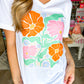 Whimsy Flowers Tee