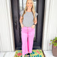 Barbie Pink Cropped Jeans - Southern Belle Boutique